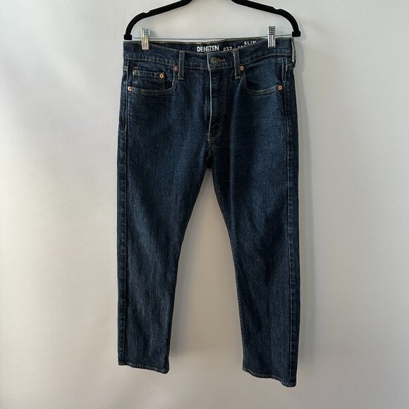 Levi's Denizen Blue Slim Straight 32x30 Denim Men's Jeans - Picture 2 of 14